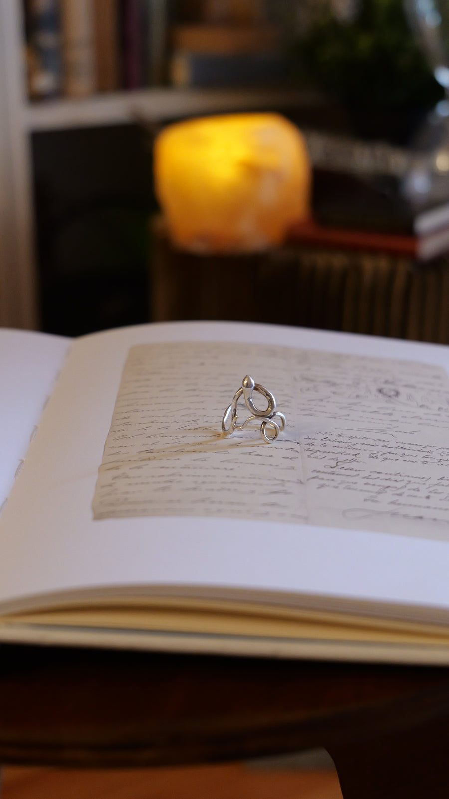 Handcrafted silver Serpent ring by Atelier Objectora with a bold, organic design inspired by ancient symbol of snake, strength and transformation.
 Ručne vyrobený strieborný prsteň Serpent od Atelier Objectora s výrazným, organickým dizajnom, prsteň s hadom,